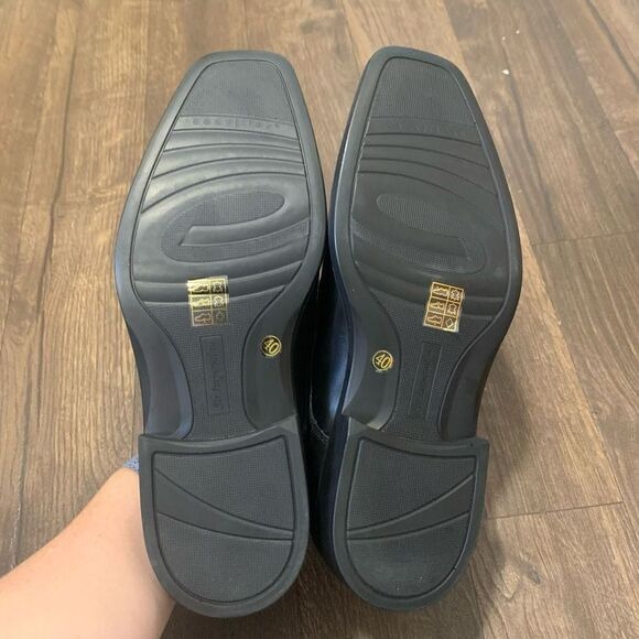 Sir Imperial black slip on business casual 40/7 loafers - Picture 2 of 4